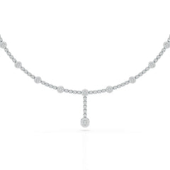 2.4 CT Lab Diamond Drop Necklace Jama Jewels