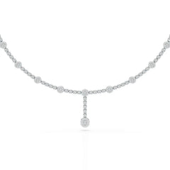 2.4 CT Lab Diamond Drop Necklace Jama Jewels