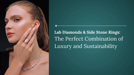 Lab Diamond Side Stone Rings