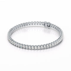 8.55 CT Oval Lab Grown Diamond Tennis Bracelet