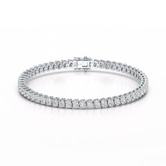 8.55 CT Oval Lab Grown Diamond Tennis Bracelet