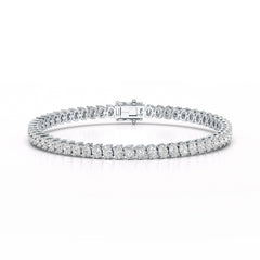 8.55 CT Oval Lab Grown Diamond Tennis Bracelet