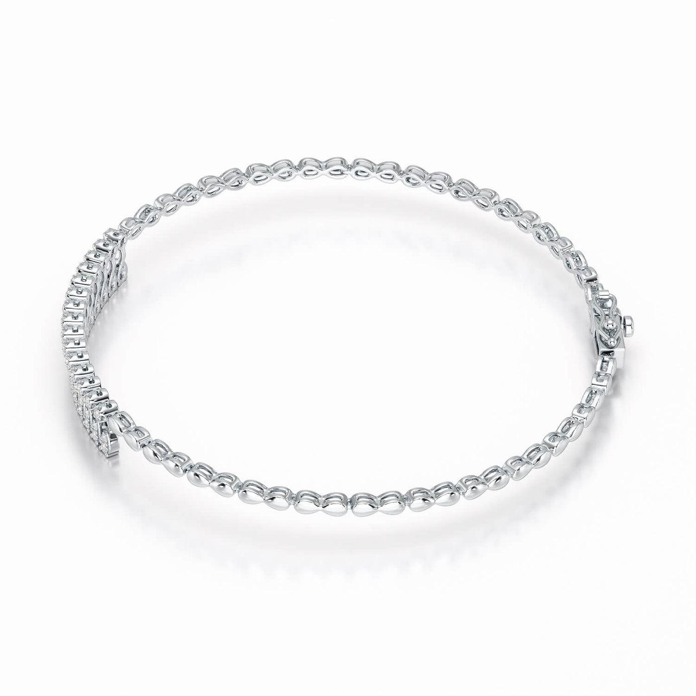 0.49 CT Lab Diamond Diamond Dangle Bracelet