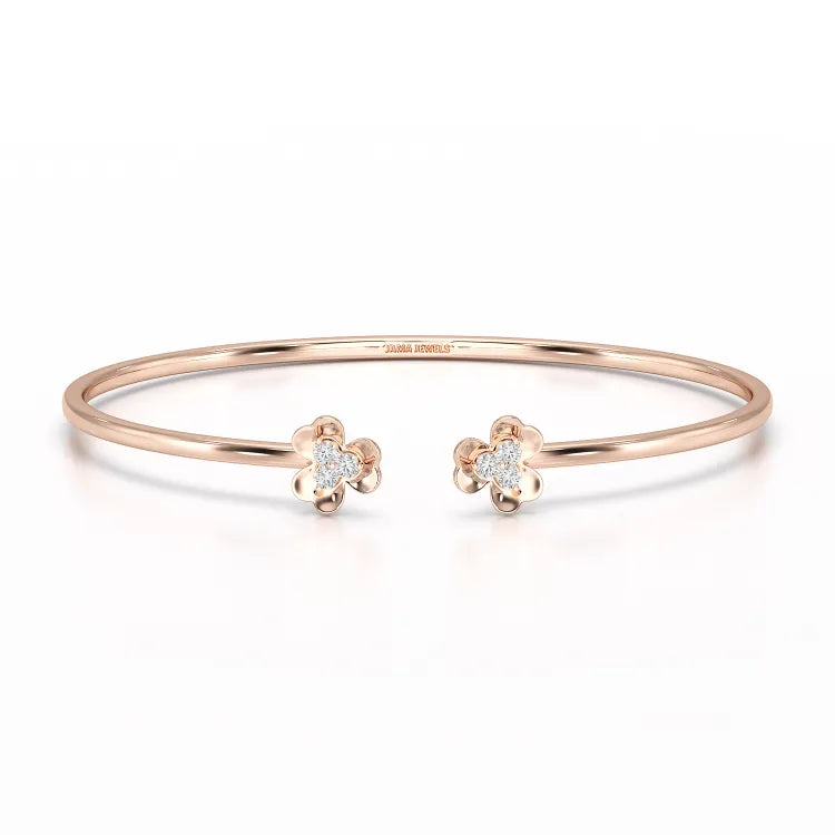 0.23 CT Elegant Round Lab Diamond Bangle