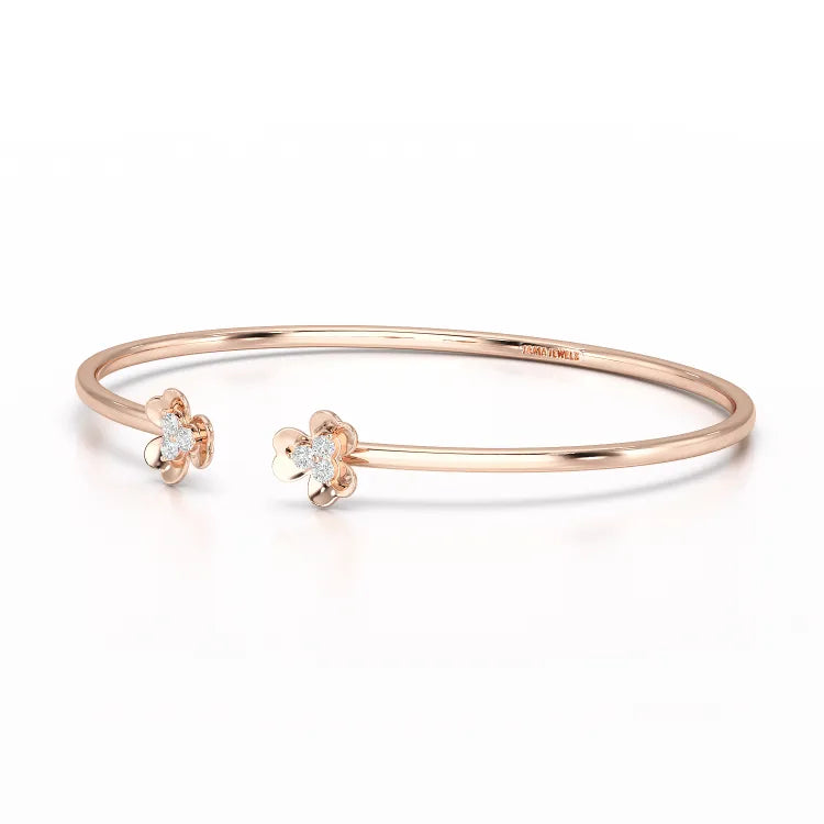 0.23 CT Elegant Round Lab Diamond Bangle