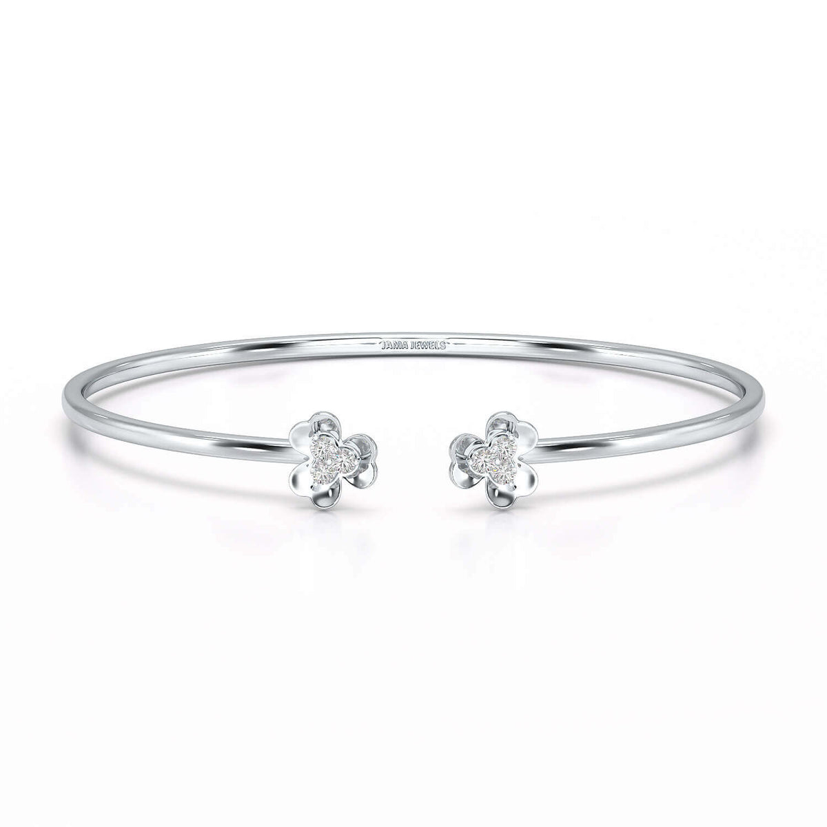 0.23 CT Elegant Round Lab Diamond Bangle