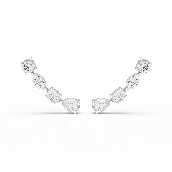 0.4 CT Lab Diamond Multi shape Earring