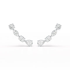 0.39 CT Lab Diamond Multi shape Earring