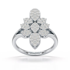 Lab Grown Diamond 0.57 CT Engagement Ring
