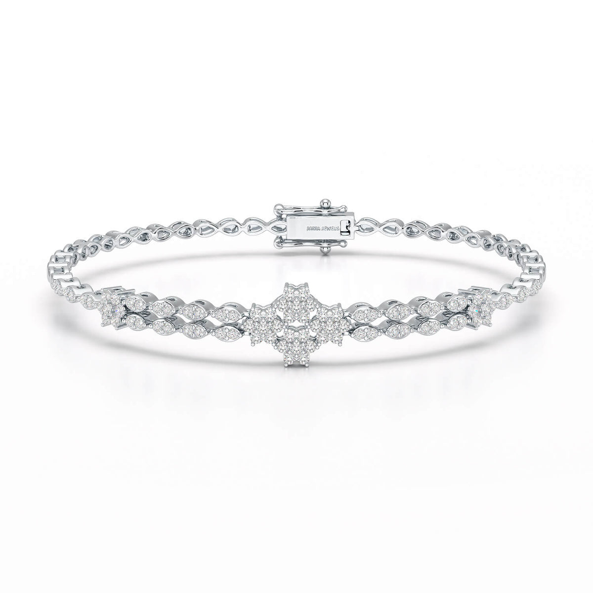 1.12 CT Classic Lab Diamond Designer Bracelet