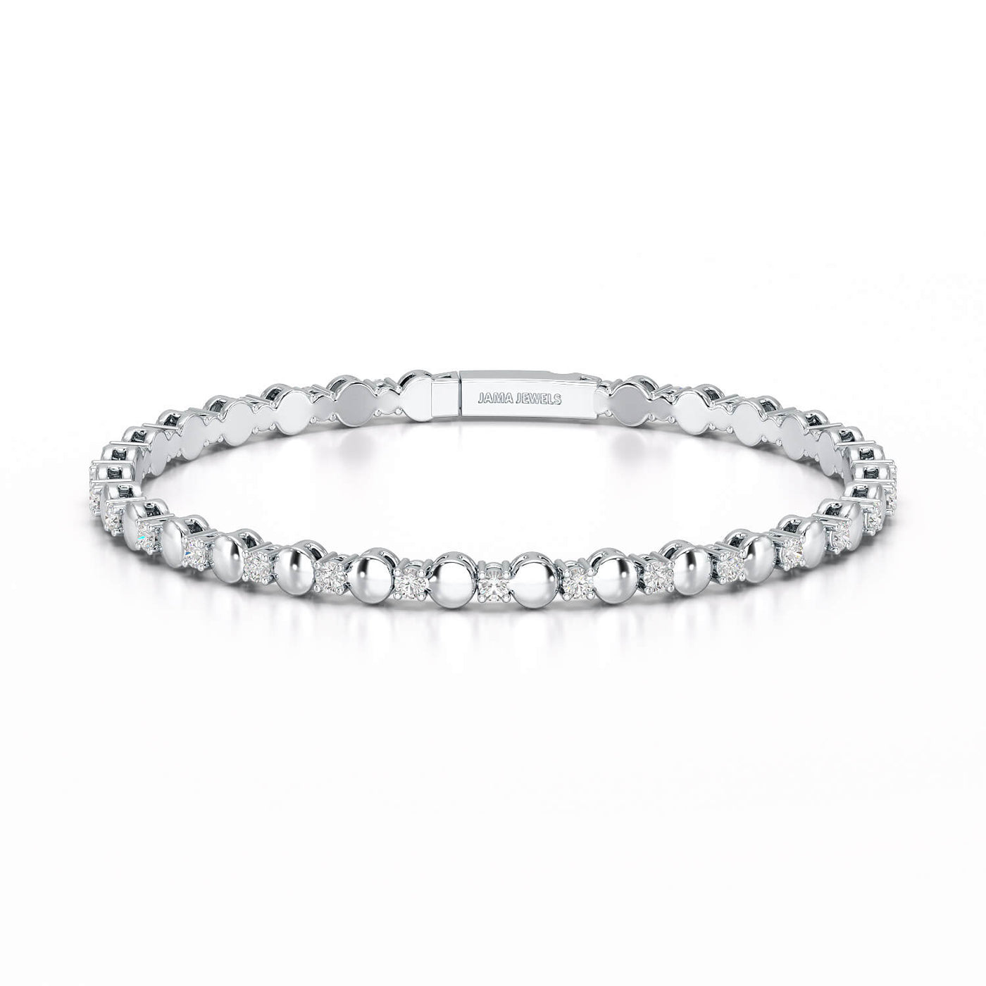 0.95 CT  Lab Grown  Diamond Bangle