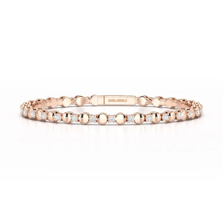 0.95 CT  Lab Grown  Diamond Bangle