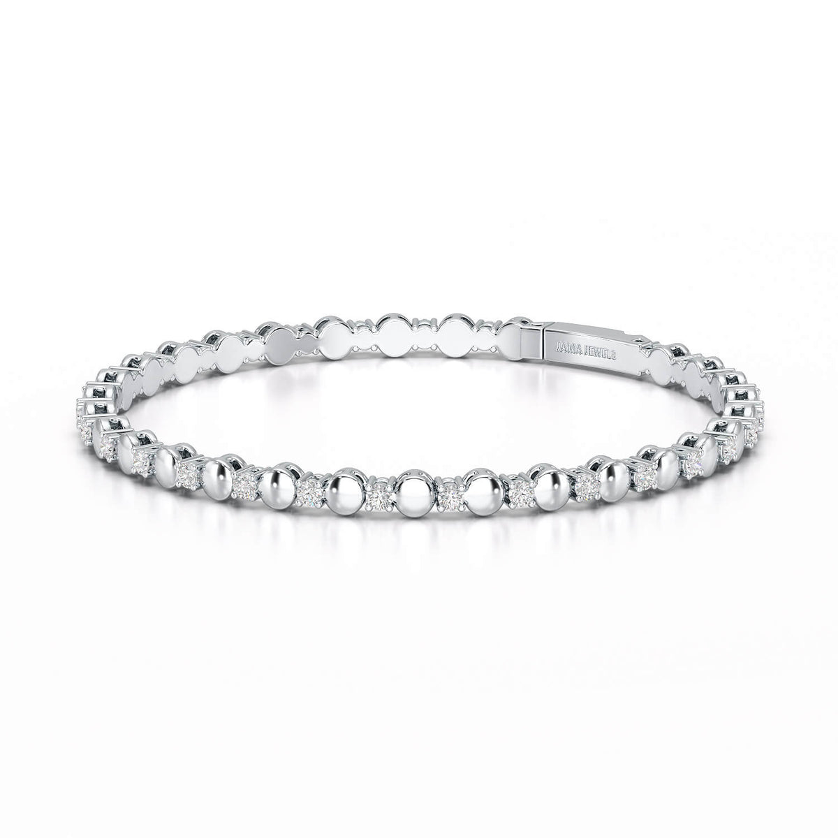 0.95 CT  Lab Grown  Diamond Bangle