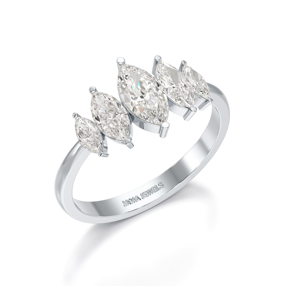 0.98 CT Marquise Lab Diamond Ring