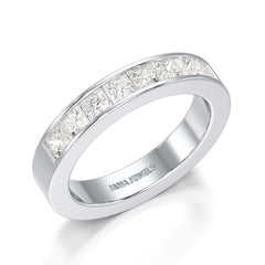 1.07 CT Princess Cut Lab Diamond Ring