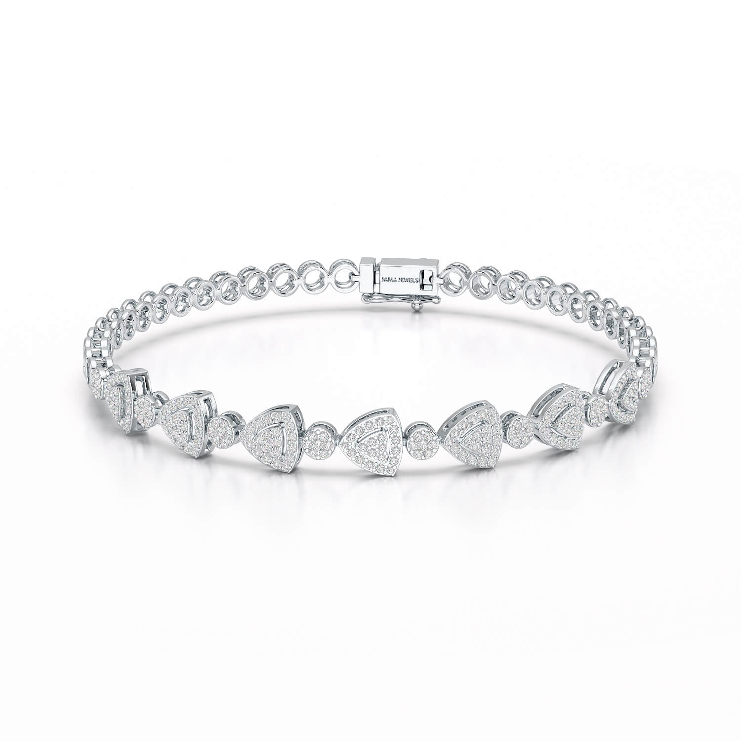 1.09 CT Diamond Lab Created Classic Women's Bracelet