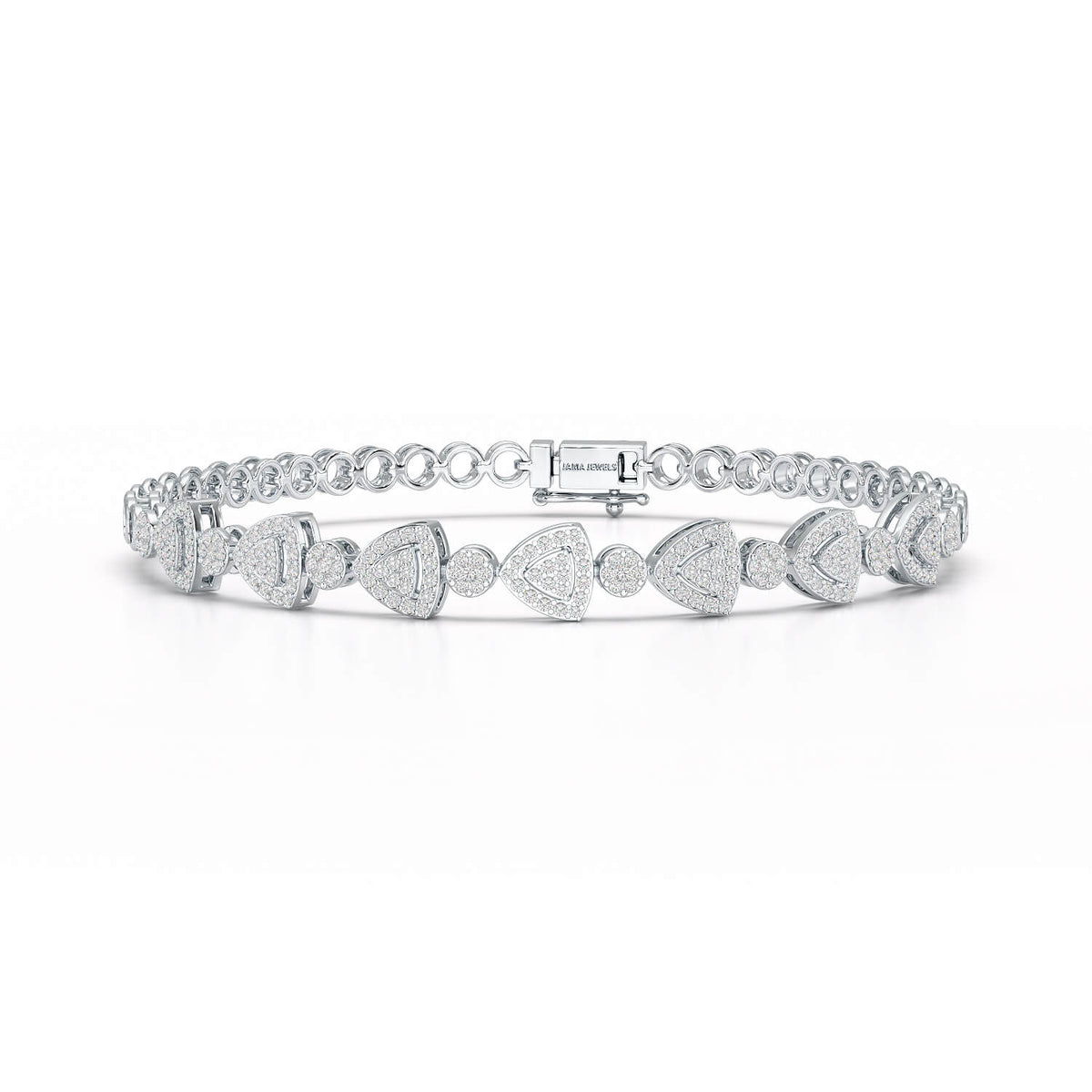 1.09 CT Diamond Lab Created Classic Women's Bracelet