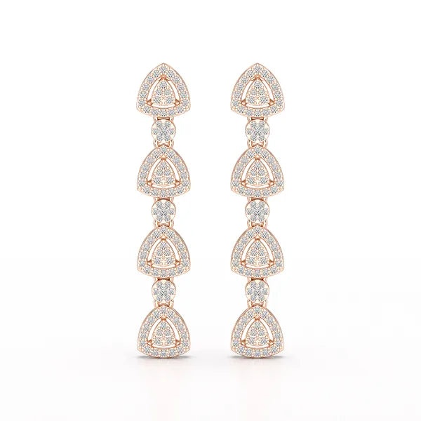 1.11 CT Lab Diamond Drop & Dangle Earring