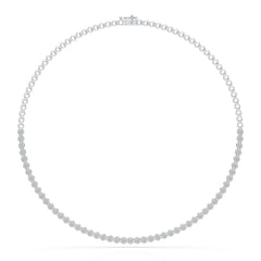 Lab Diamond Tennis 3.48 CT White Necklace