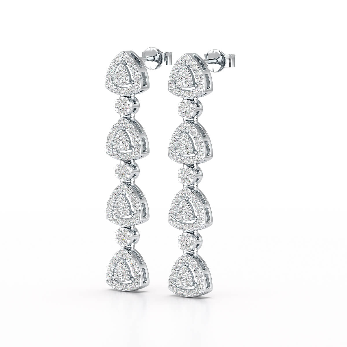 1.11 CT Lab Diamond Drop & Dangle Earring