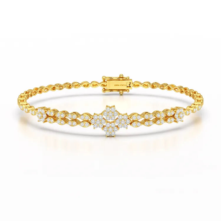 1.12 CT Classic Lab Diamond Designer Bracelet