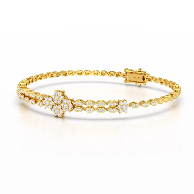 1.12 CT Classic Lab Diamond Designer Bracelet