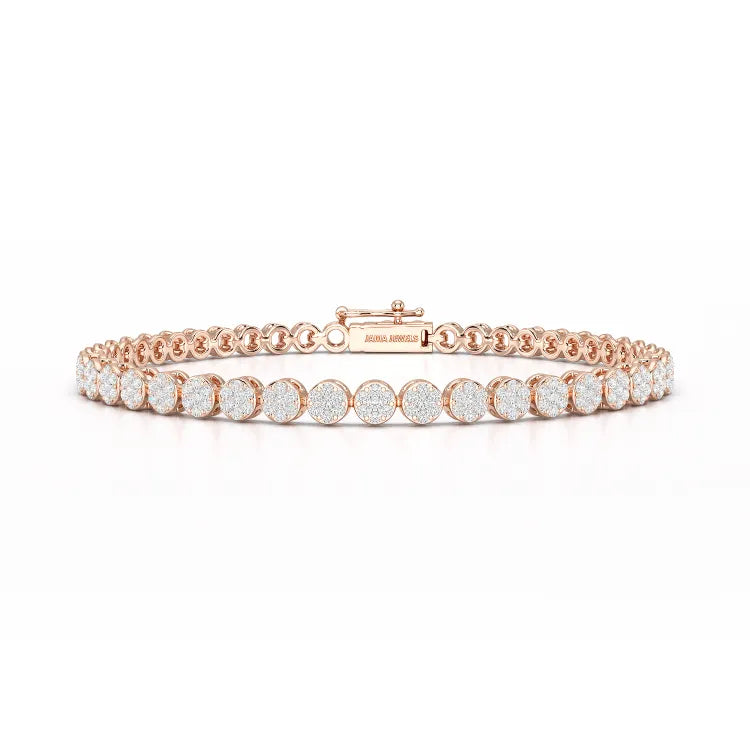 1.29 CT 18KT Lab Diamond Tennis Bracelet