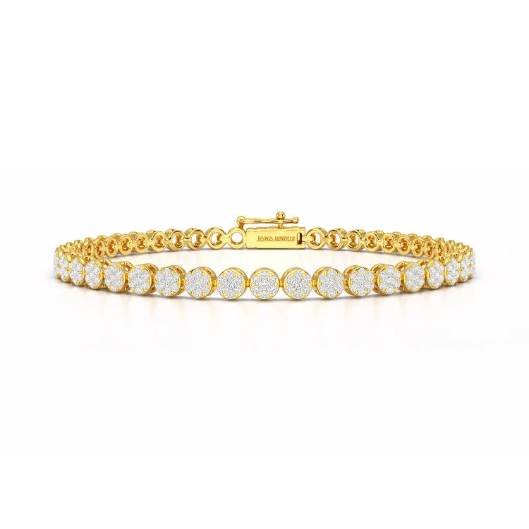 1.29 CT 18KT Lab Diamond Tennis Bracelet