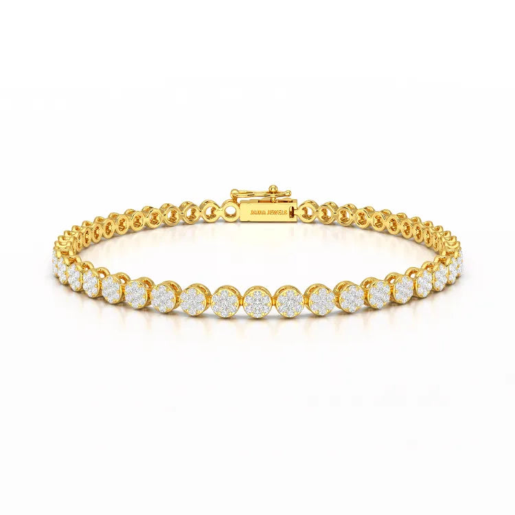 1.29 CT 18KT Lab Diamond Tennis Bracelet