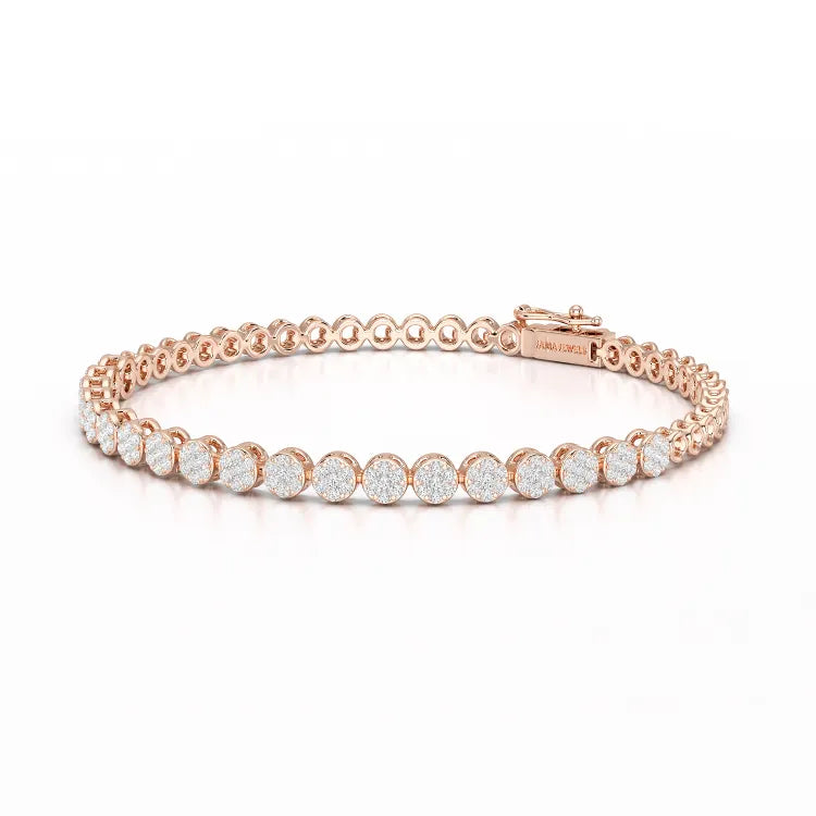 1.29 CT 18KT Lab Diamond Tennis Bracelet