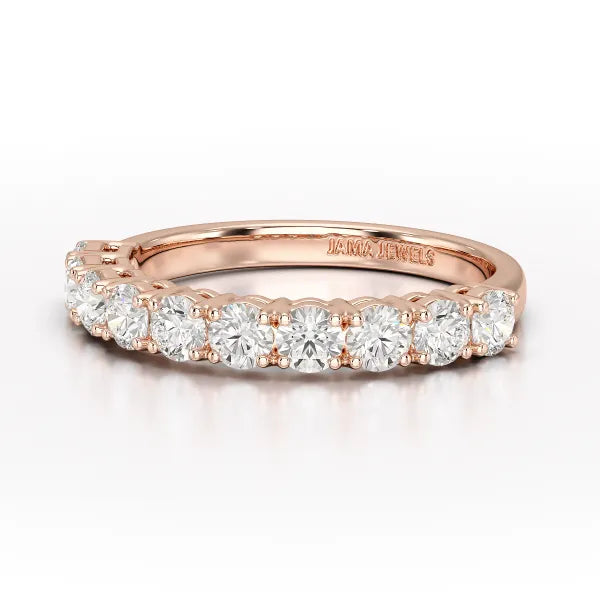 1.2 CT Round Lab Diamonds Engagement Ring - Jama Jewels 