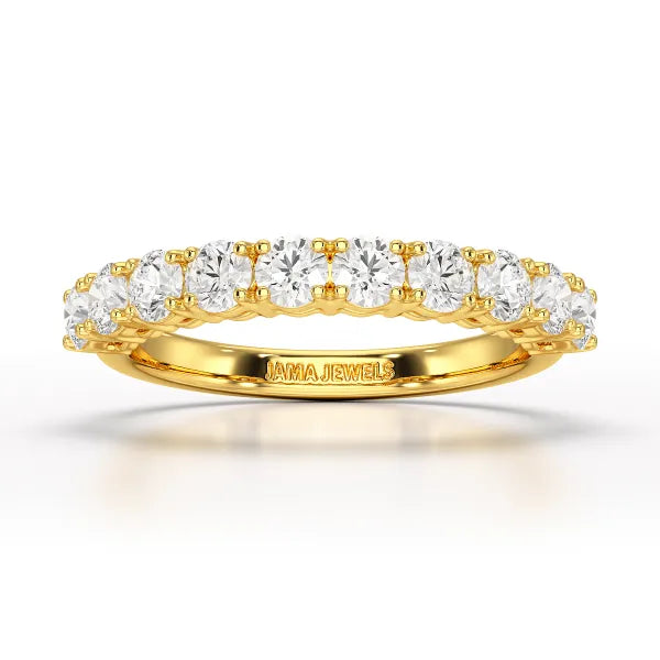 1.2 CT Round Lab Diamonds Engagement Ring - Jama Jewels 