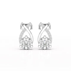 1.38 CT Lab Diamond Stud Earrings