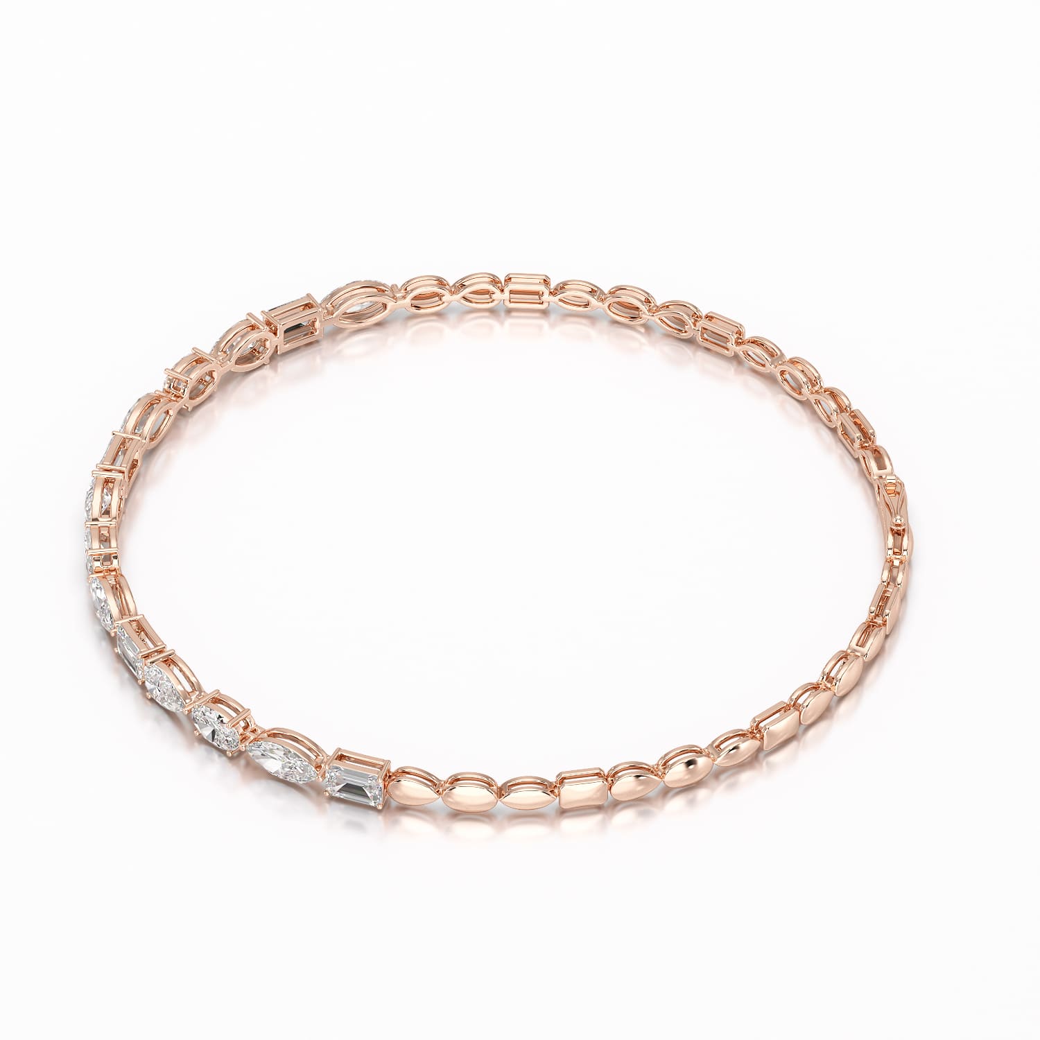 2.23 CT Multi Shape Simple Wear Bracelet