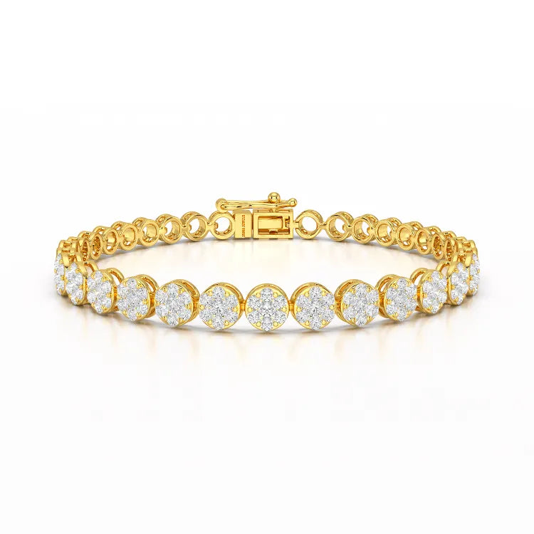 2.49 CT 18KT Lab Diamond Women's Bracelet