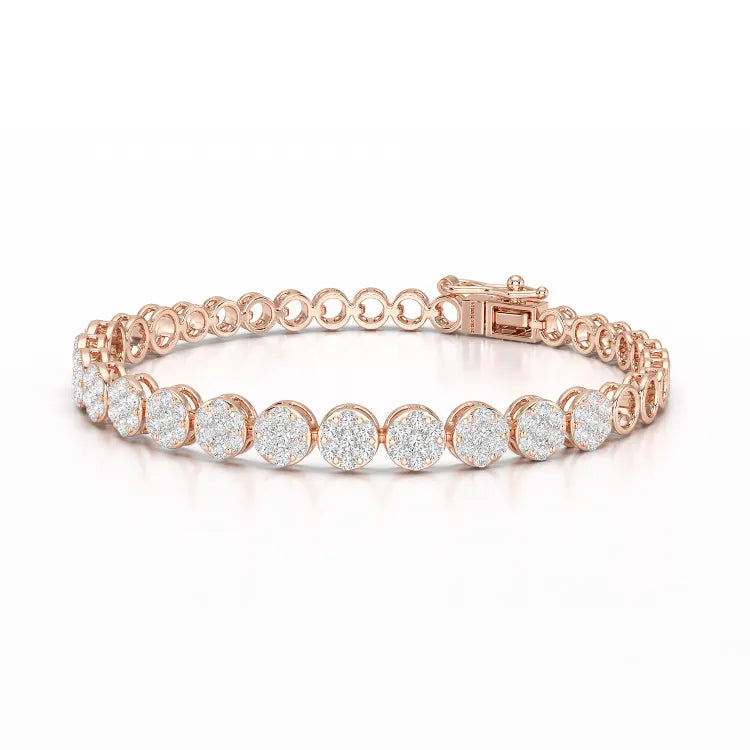 2.49 CT 18KT Lab Diamond Women's Bracelet