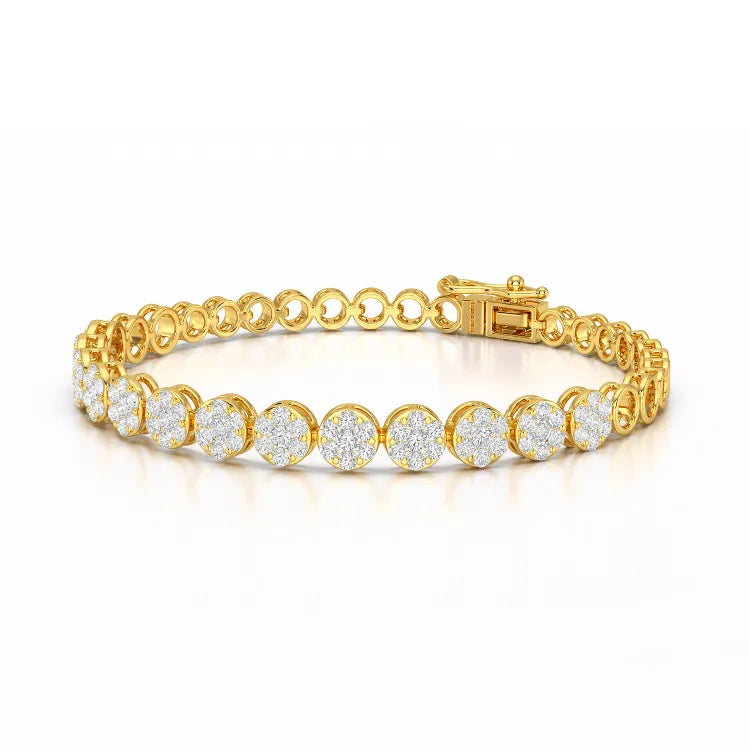 2.49 CT 18KT Lab Diamond Women's Bracelet