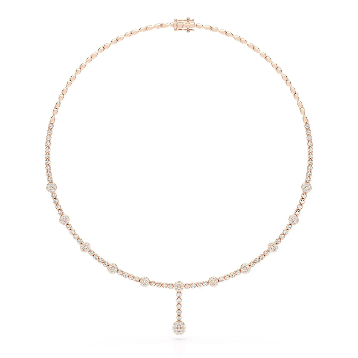 2.4 CT Lab Diamond Drop Necklace Jama Jewels