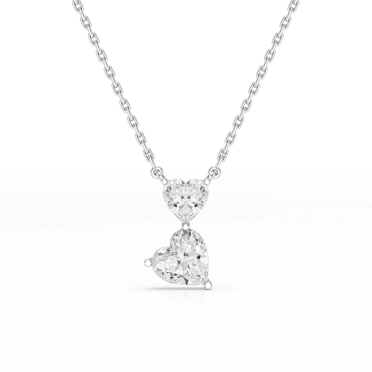 2.83 CT Heart Shaped Lab Diamond Pendant