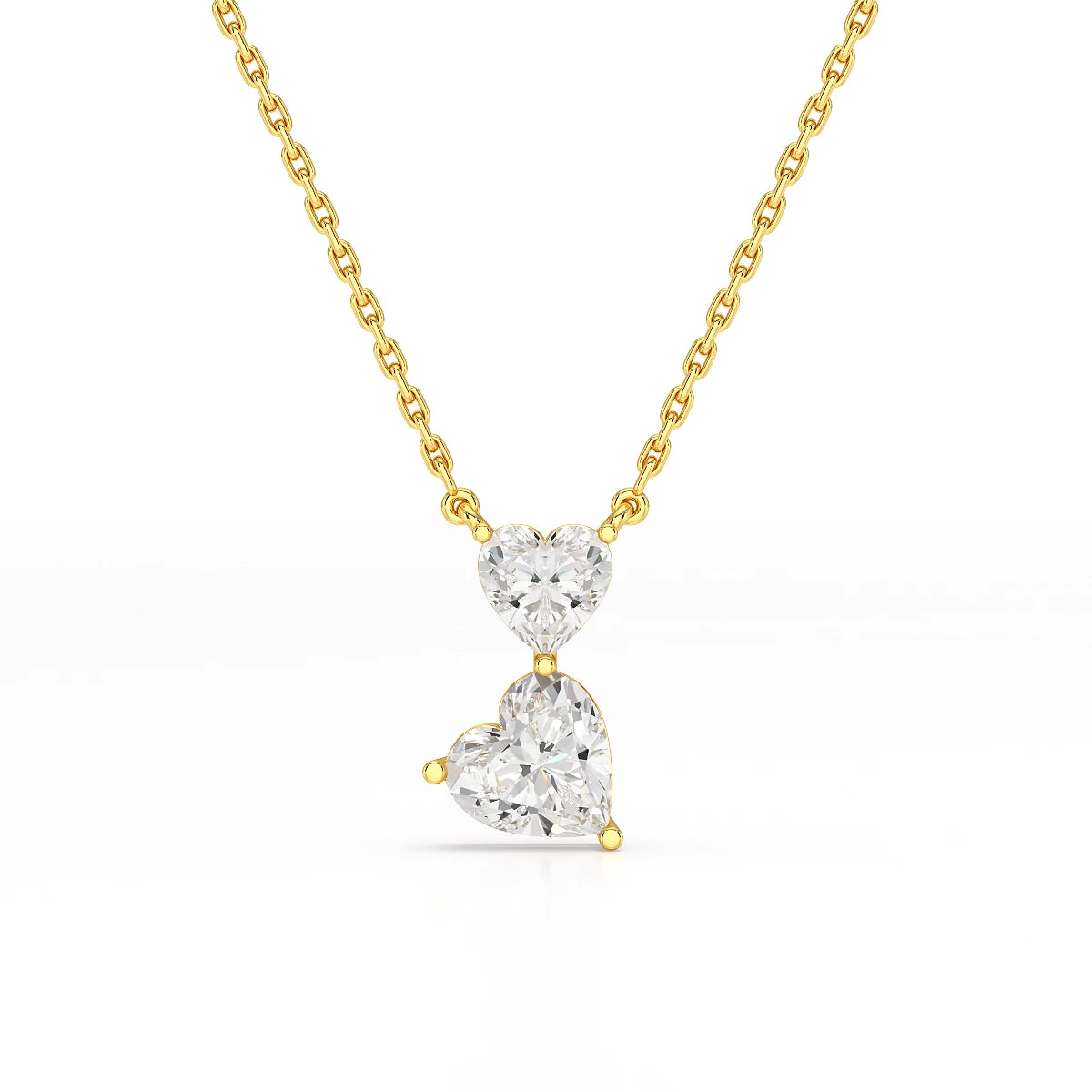 2.83 CT Heart Shaped Lab Diamond Pendant