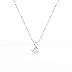 2.83 CT Heart Shaped Lab Diamond Pendant