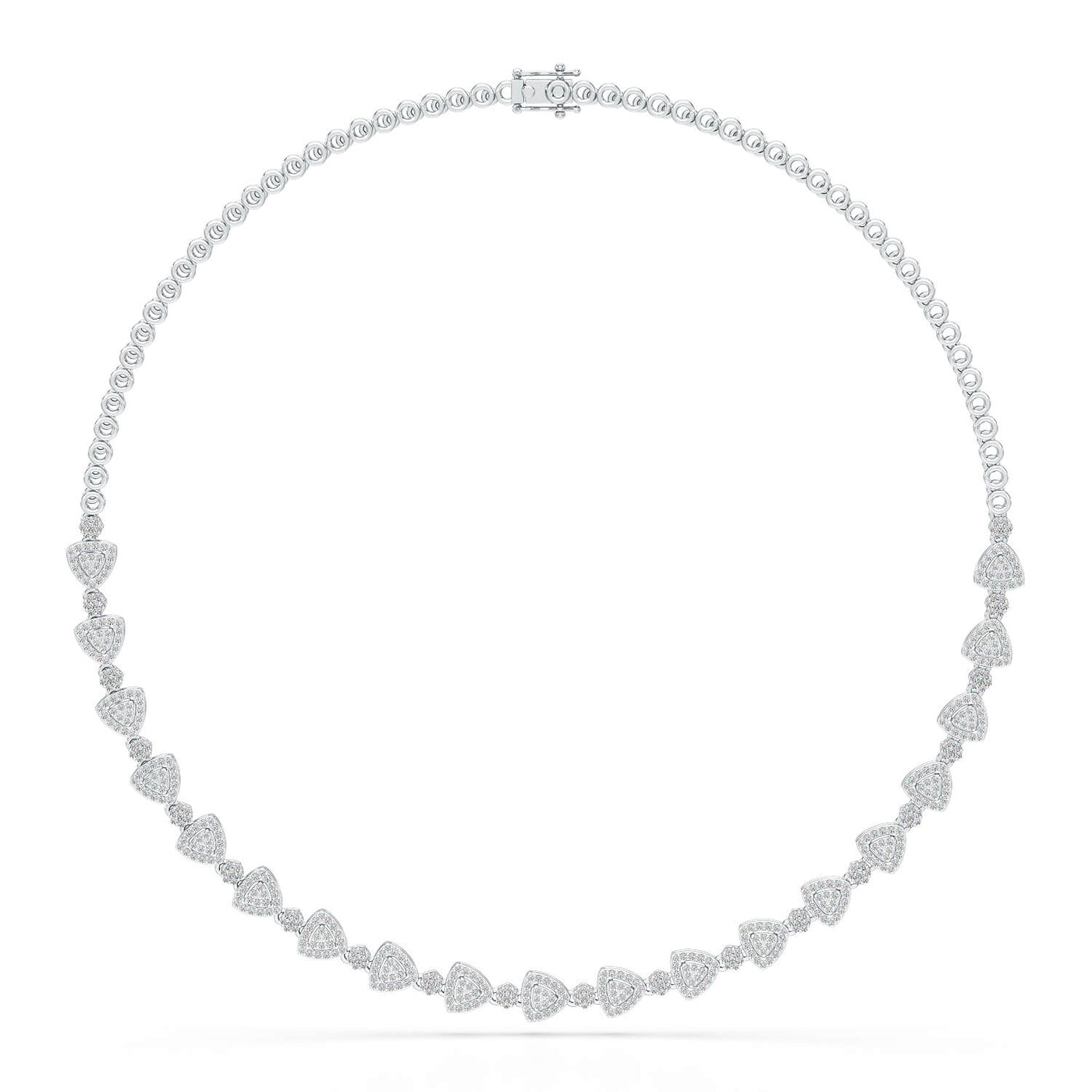 2.89 Carat Lab Grown Diamond Tennis Necklace
