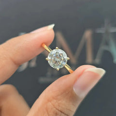 2.00 CT Round Diamond Solitaire Ring (Ready for Delivery)
