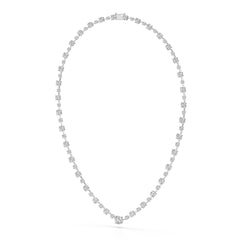 23.28 CT Lab Diamond Round Necklace