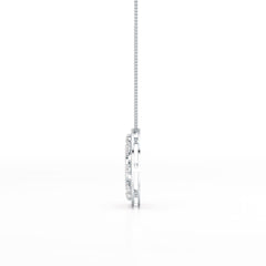 3.25 CT Round Cut Lab Diamond Pendant