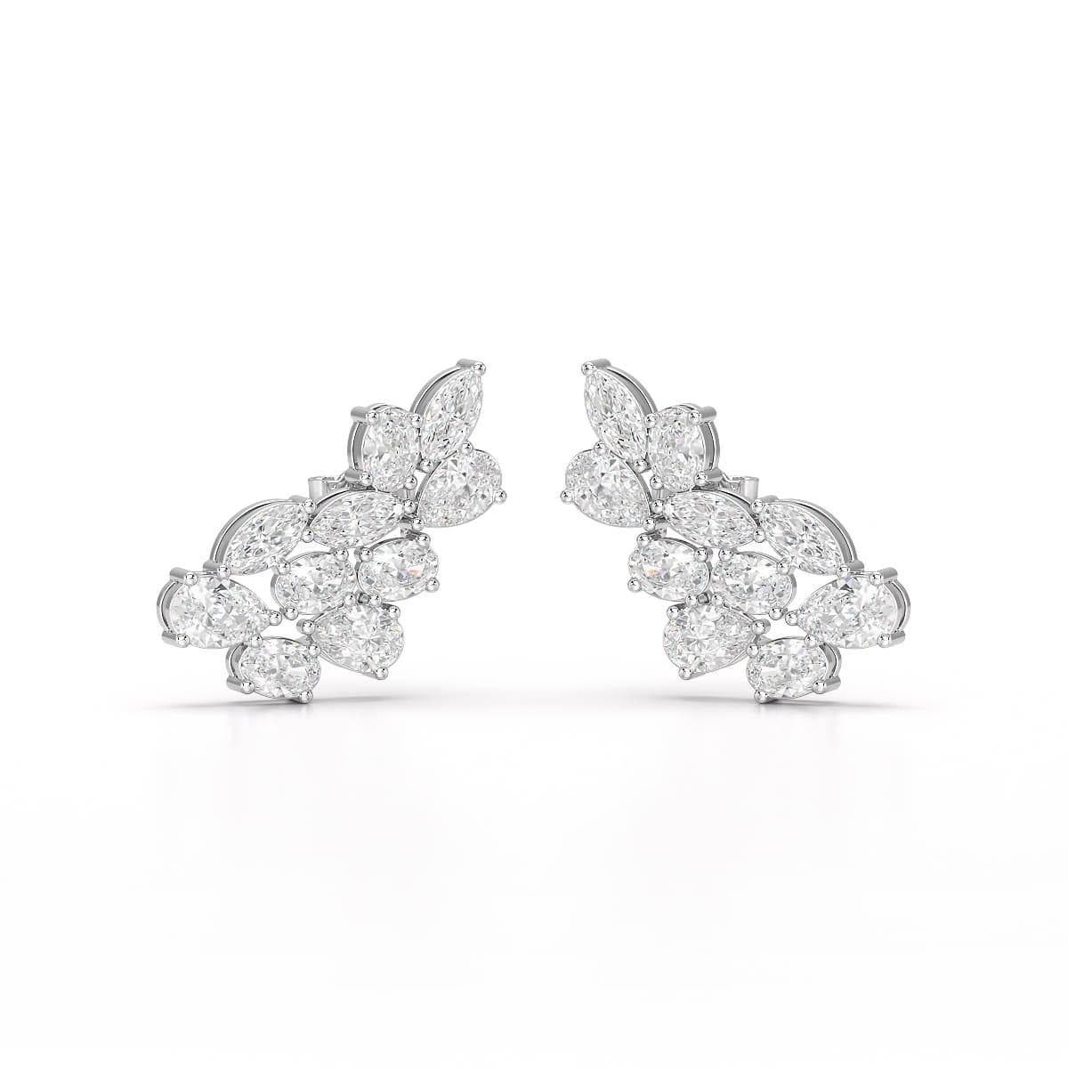 3.4 CT Multi Shape Lab Diamond Stud Earrings