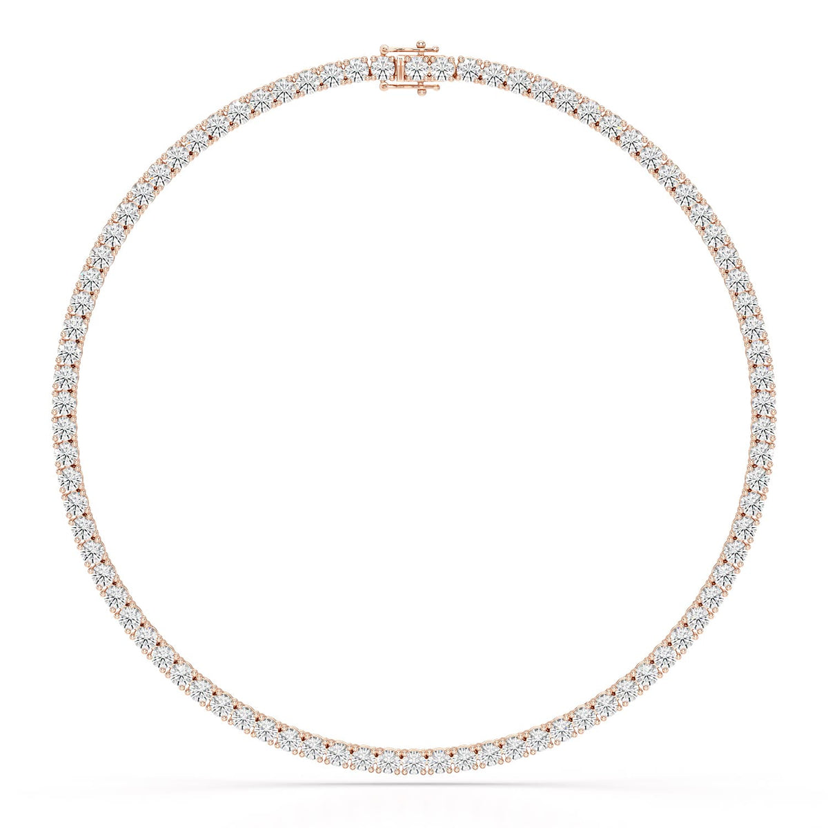 30.32 CT Lab Diamond Riviere Necklace - Jama Jewels 