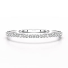 4.6 CT Lab Diamond Round Cut Bangle