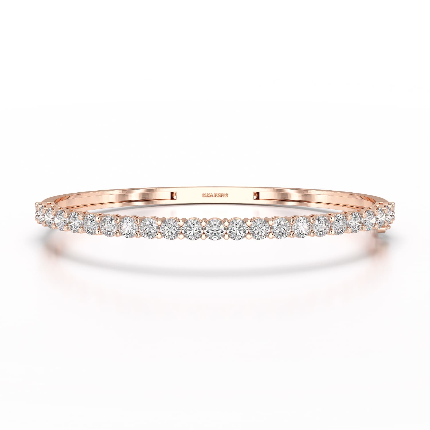 4.6 CT Lab Diamond Round Cut Bangle