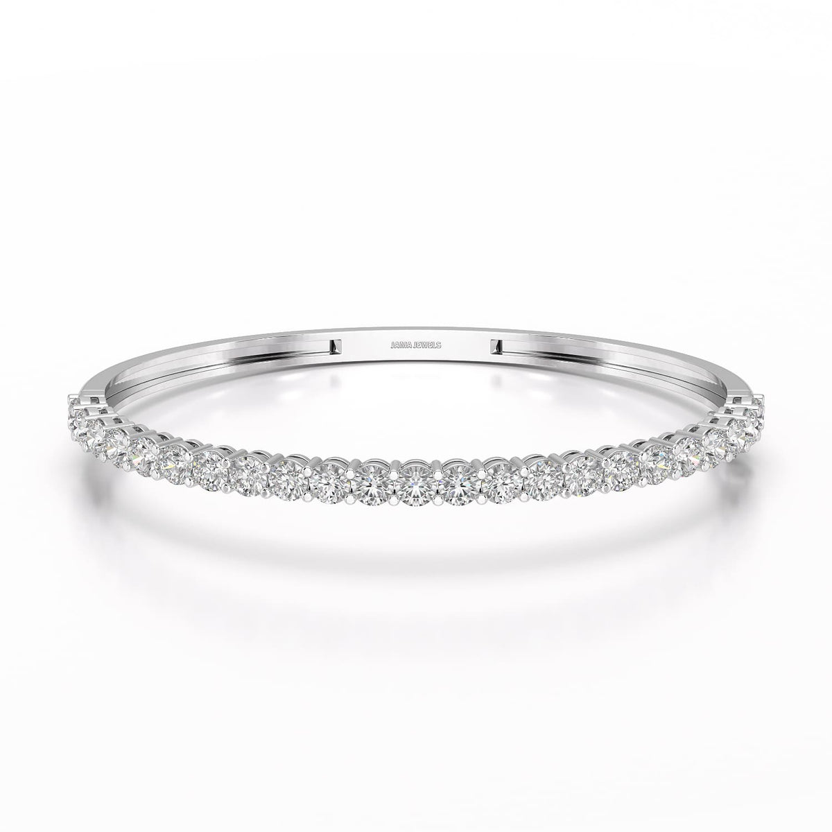 4.6 CT Lab Diamond Round Cut Bangle